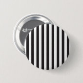 Rockabilly-Muster Zebras schlichte Streifen Mod Button (Vorne & Hinten)