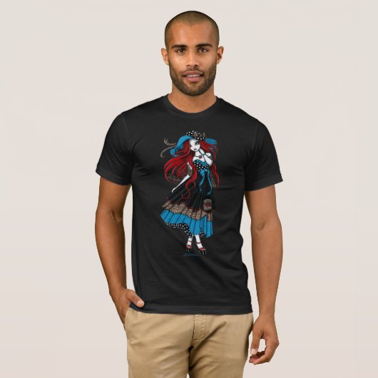 Rockabilly noble Engels-Spitze Emmas T-Shirt (Vorne ganz)