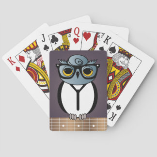 Rockabilly Owl Playing Cards Spielkarten