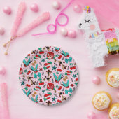 Rockabilly-Party-Papier-Teller Pappteller (Party)