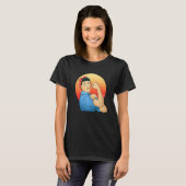 Rockabilly Petticoats und Plättchenröcke pomaden u T-Shirt (Vorne ganz)