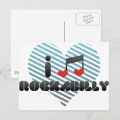 Rockabilly Postkarte (Vorne/Hinten)