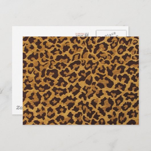 Rockabilly rab Leopard Druckgeschenke & Sammlerstü Postkarte (Vorne/Hinten)