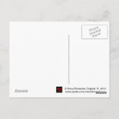 Rockabilly Rebel Postcard Postkarte (Rückseite)