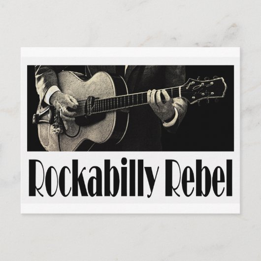 Rockabilly Rebel Postcard Postkarte (Vorderseite)