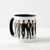 Rockabilly-Rebell der 1950er Tasse (Vorderseite Links)