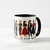 Rockabilly-Rebell der 1950er Tasse (VorderseiteRechts)