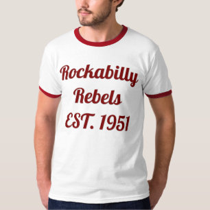 Rockabilly Rebell der Retro Fünfzigerjahre T-Shirt