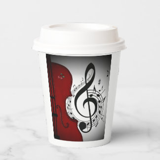 ROCKABILLY RETRO MUSIK LIEBHABER PAPIER PARTY BECH PAPPBECHER