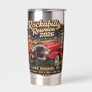 Rockabilly Reunion 2026 Insulated Tumbler Thermobecher
