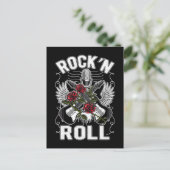 Rockabilly Rock and Roll Music Lover der 50er Jahr Postkarte (Stehend Vorderseite)
