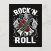 Rockabilly Rock and Roll Music Lover der 50er Jahr Postkarte (Vorderseite)
