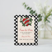 Rockabilly Save the Date (Stehend Vorderseite)