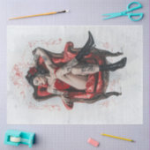 Rockabilly Scarlet Seidenpapier (Basteln)