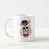 Rockabilly Schädel Kaffeetasse (Links)