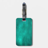 Rockabilly Schädel-Muster Gepäckanhänger (Rückseite vertikal)