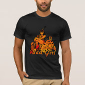 Rockabilly schlechtes Mädchen-Shirt T-Shirt (Vorderseite)