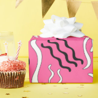Rockabilly-Schwünge Geschenkpapier
