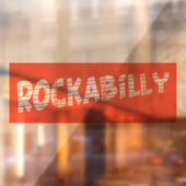 RockaBilly sehen-durch-Fensterheber Fensteraufkleber (Blatt 2)