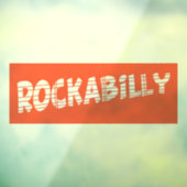 RockaBilly sehen-durch-Fensterheber Fensteraufkleber (Blatt 3)