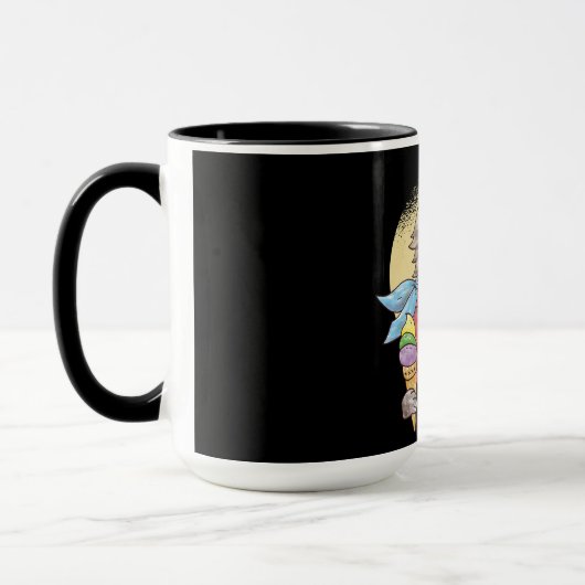 Rockabilly-Stil-Katze Tasse (Links)