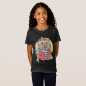 Rockabilly Style Cat T-Shirt (Vorne ganz)