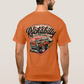 Rockabilly Style Frisierte Auto Classic Car T-Shirt (Rückseite)