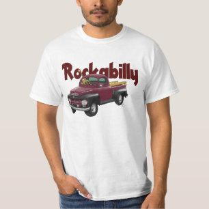 Rockabilly T - Shirt LKW des Lieferwagens Vintage