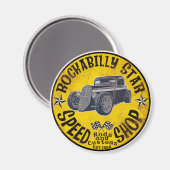 Rockabilly-Tour Magnet (Vorderseite/Rückseite)