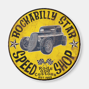 Rockabilly-Tour Magnet