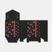 Rockabilly Very Cherry Cherries Black Gevor Box Geschenkschachtel (Ungefaltet)