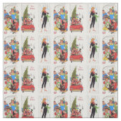 Rockabilly Vintage Weihnachtsstoff Stoff (Muster)