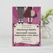 Rockabilly Wedding, 12x18 Save the Date (Stehend Vorderseite)