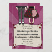 Rockabilly Wedding, 12x18 Save the Date (Vorne/Hinten)