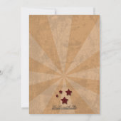 Rockabilly Wedding, 12x18 Verlobung Einladung (Rückseite)