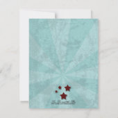 Rockabilly Wedding, 4.25x5.5 Hochzeit Einladung (Rückseite)