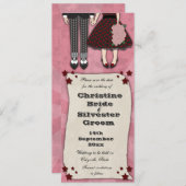 Rockabilly Wedding, 4x9,25 Save the Date (Vorne/Hinten)