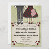 Rockabilly Wedding, 5.12x18.5 Save the Date (Vorderseite)