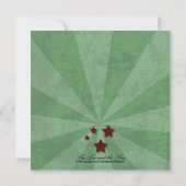 Rockabilly Wedding, 5.25x5.25 Hochzeit Einladung (Rückseite)