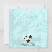 Rockabilly Wedding, 5,25x5,25 Verlobung Einladung (Rückseite)