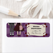 Rockabilly Wedding, Adressetiketten (Insitu)