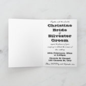 Rockabilly Wedding, Einladung (Innenseite)