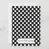 Rockabilly Wedding Einladung (Rückseite)