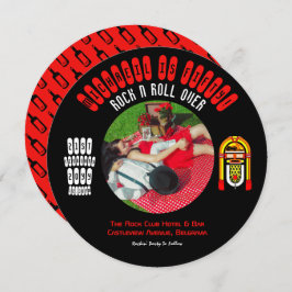 Rockabilly Wedding Einladung Vinyl LP Record