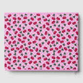 Rockabilly Wedding Guest Book Vintag Cherries Gästebuch (Rückseite)