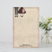 Rockabilly Wedding, Schreibwaren Briefpapier (Stehend Vorderseite)