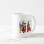 Rockabilly Weihnachten Kaffeetasse (VorderseiteRechts)