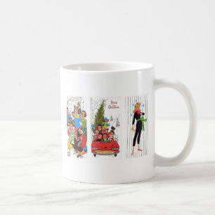 Rockabilly Weihnachten Kaffeetasse