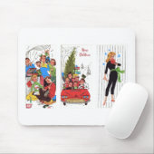 Rockabilly Weihnachten Mousepad (Mit Mouse)
