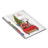 Rockabilly Weihnachten Notizblock (Rechte Seite)